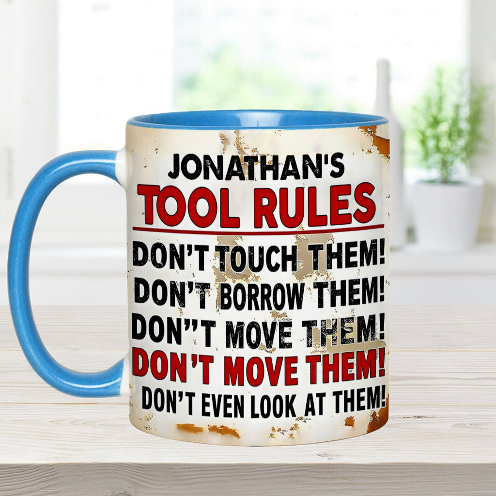 My Tool Rules - Personalized Garage Accent Mug