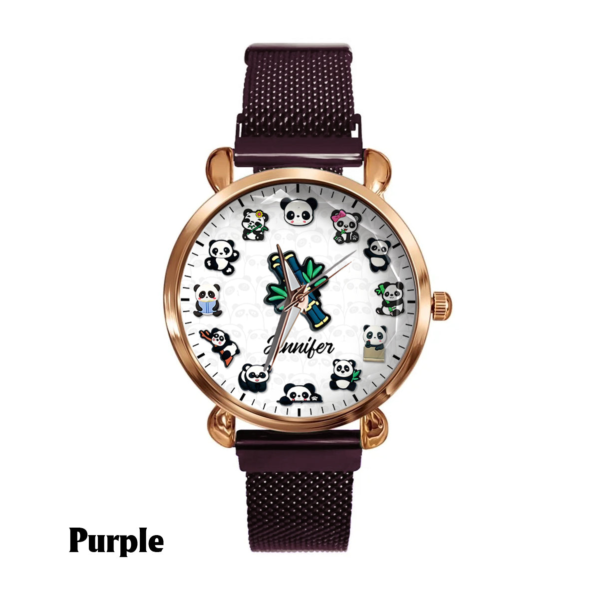 Panda Lover - Personalized Panda Lover Women Hand Watch