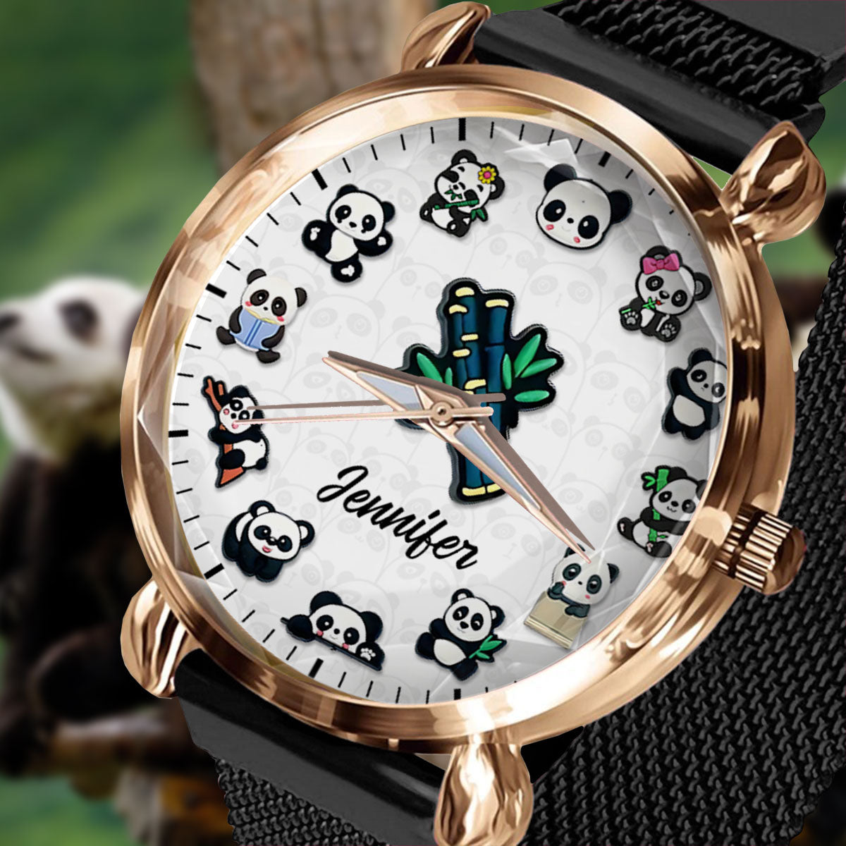 Panda Lover - Personalized Panda Lover Women Hand Watch