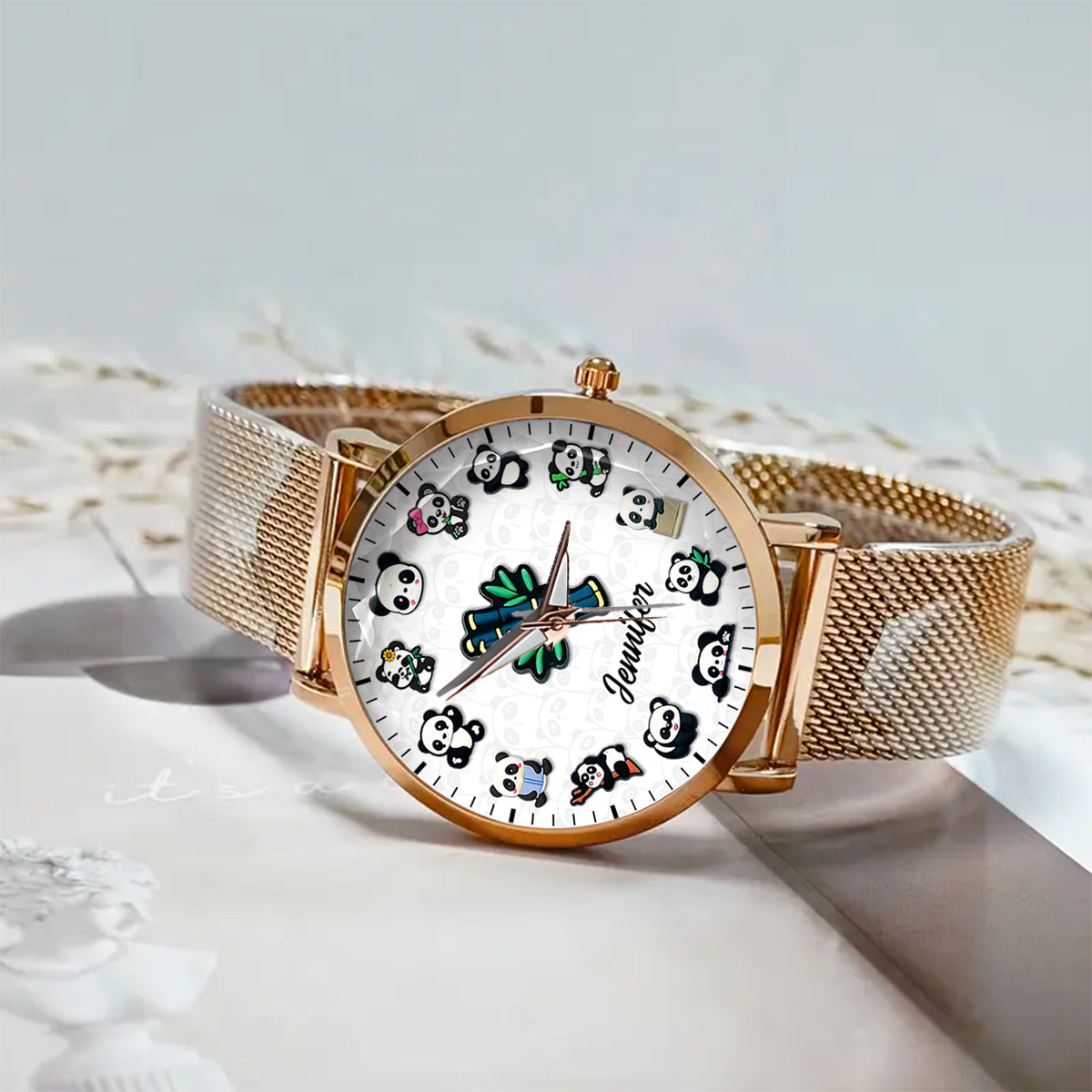 Panda Lover - Personalized Panda Lover Women Hand Watch