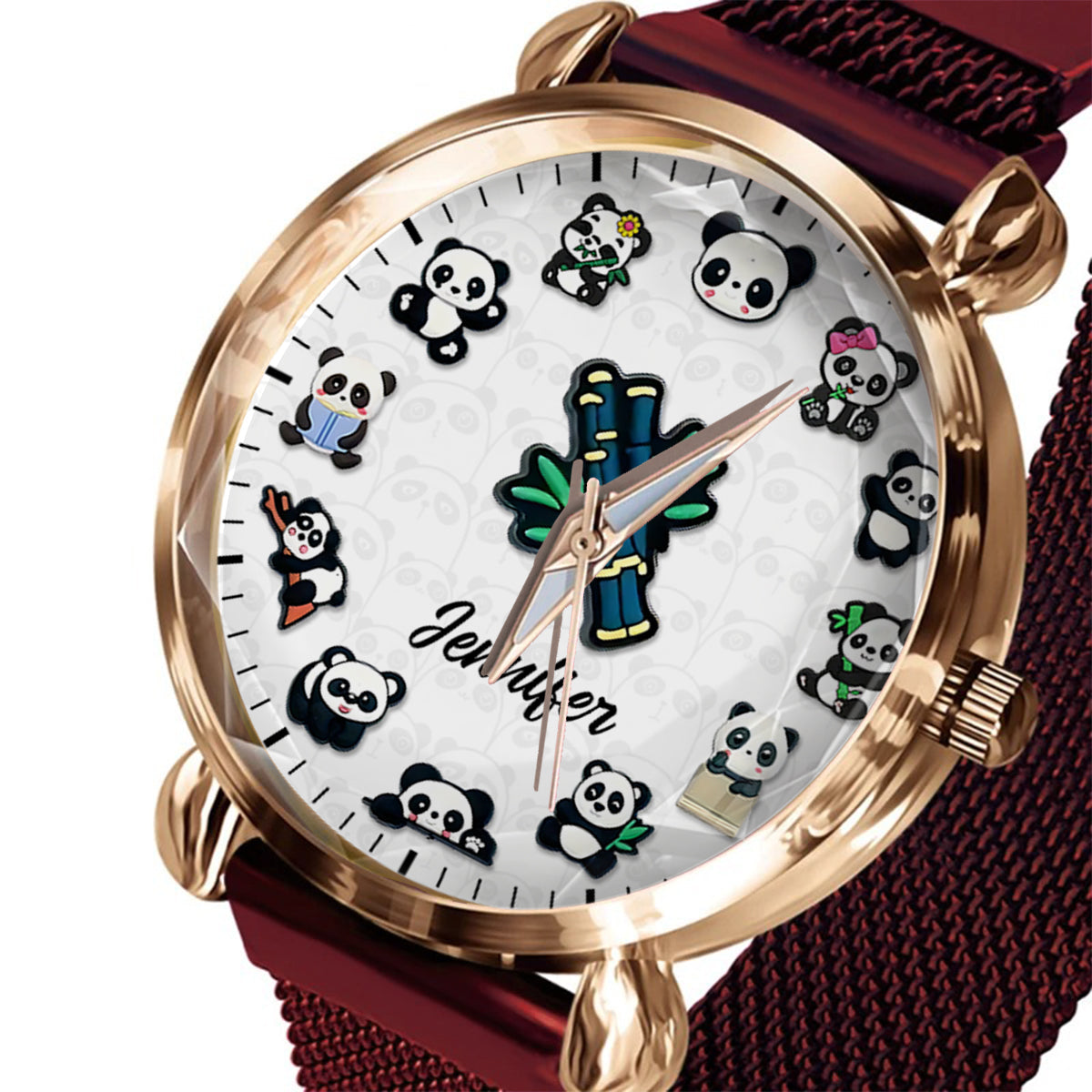Panda Lover - Personalized Panda Lover Women Hand Watch
