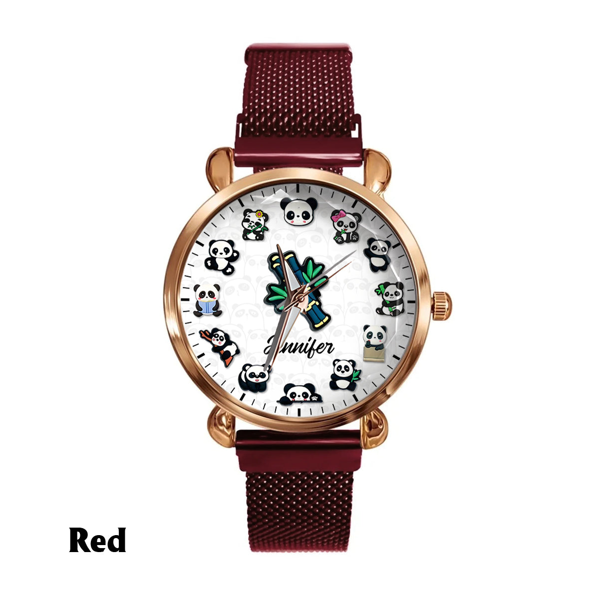 Panda Lover - Personalized Panda Lover Women Hand Watch