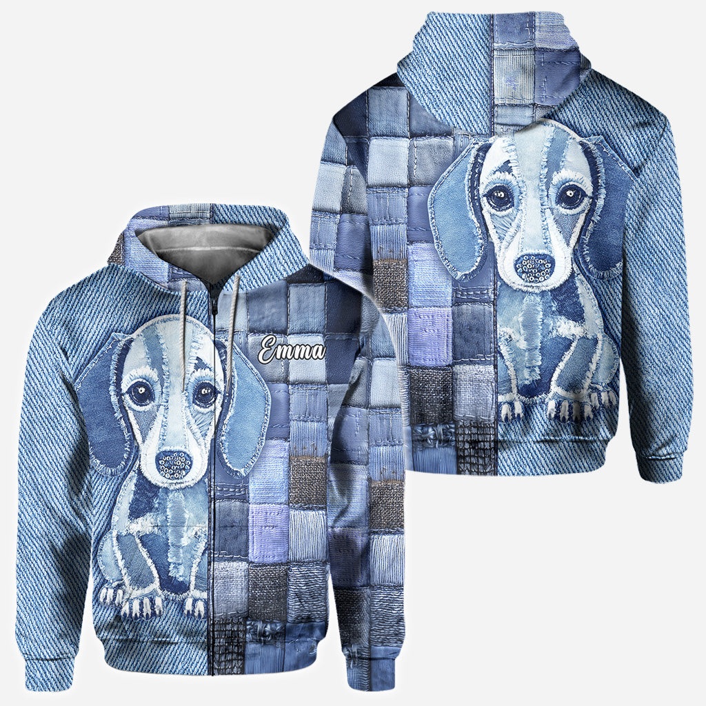Love Dachshund - Personalized Dog All Over Shirt