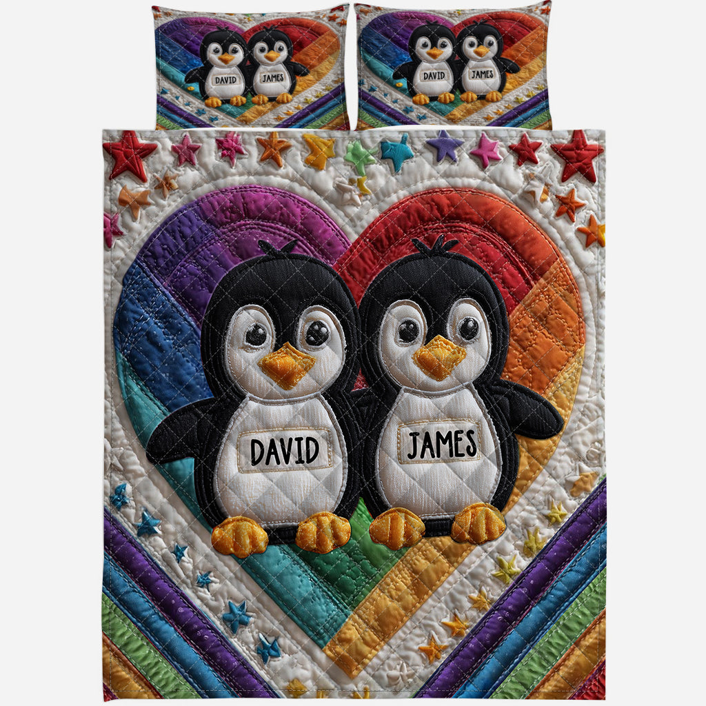 Love Is Love - Personalized LGBT Support Quilt Set