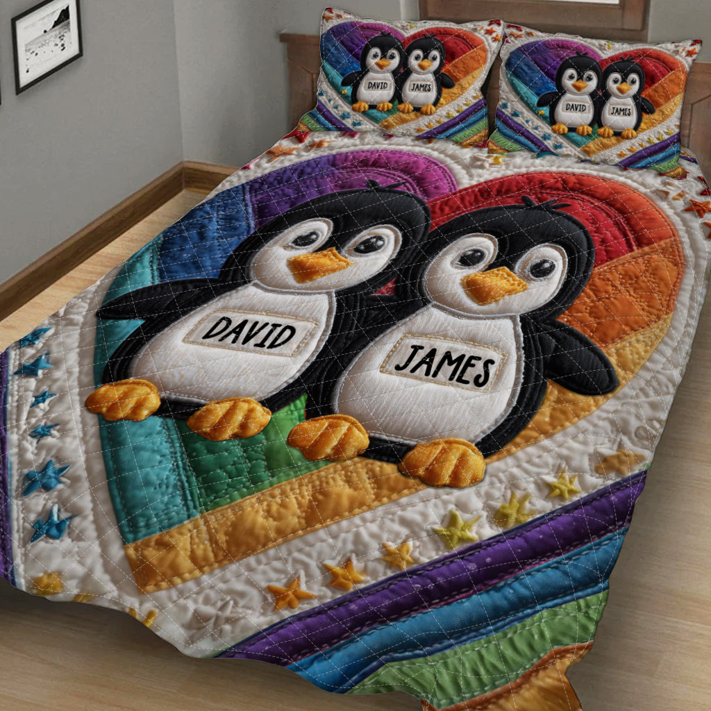 Love Is Love - Personalized LGBT Support Quilt Set