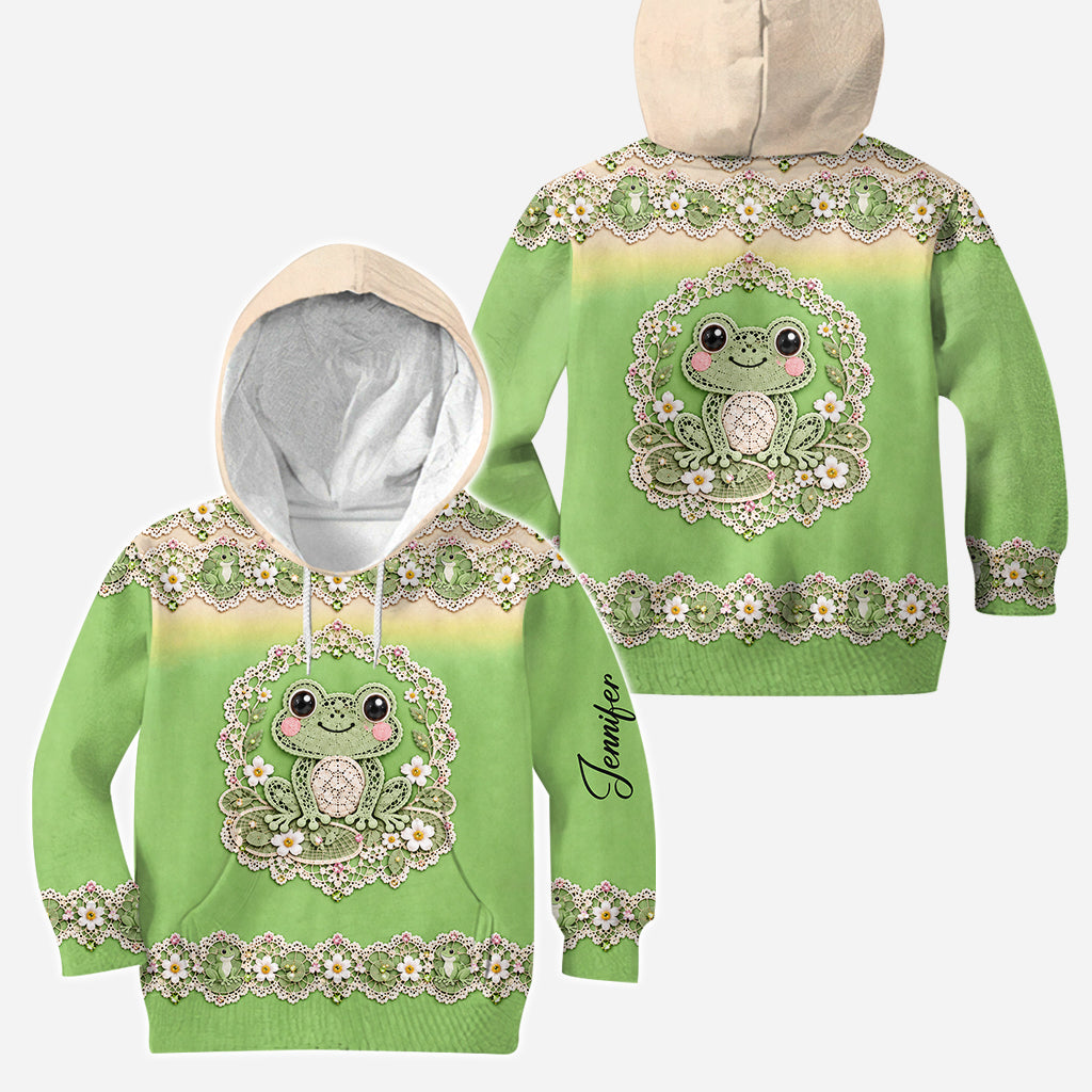 Love Frog - Personalized Frog Hoodie and Leggings