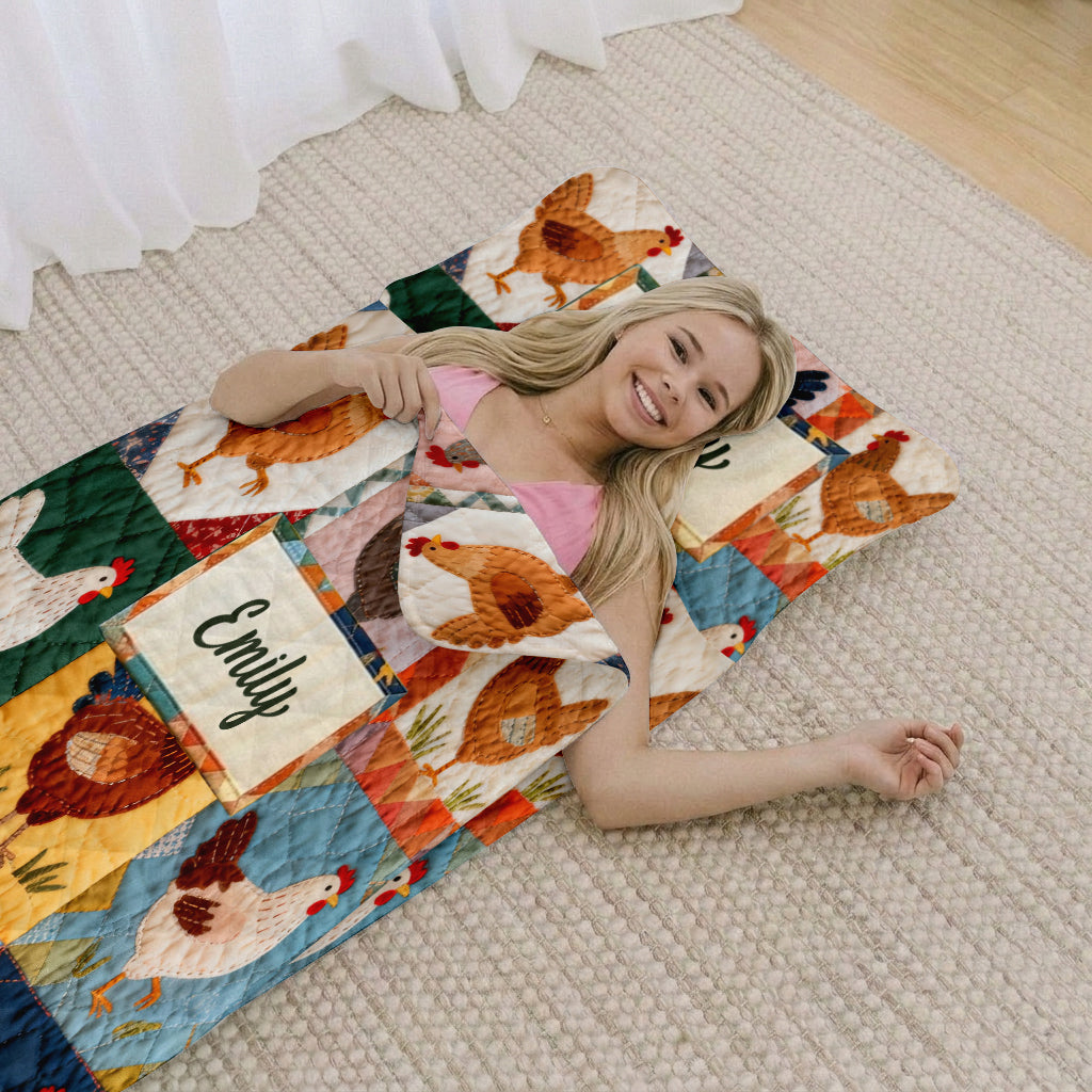 Love Chicken - Personalized Chicken Nap Mat