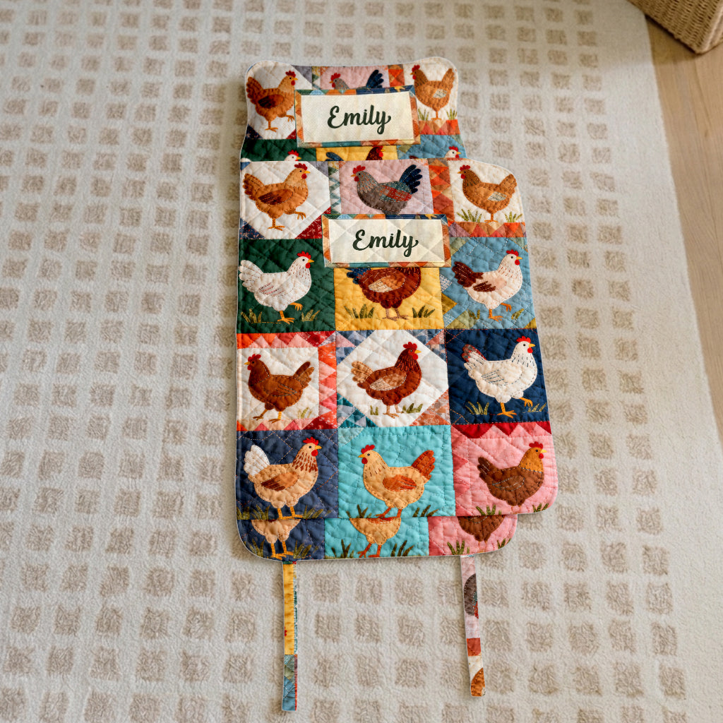 Love Chicken - Personalized Chicken Nap Mat