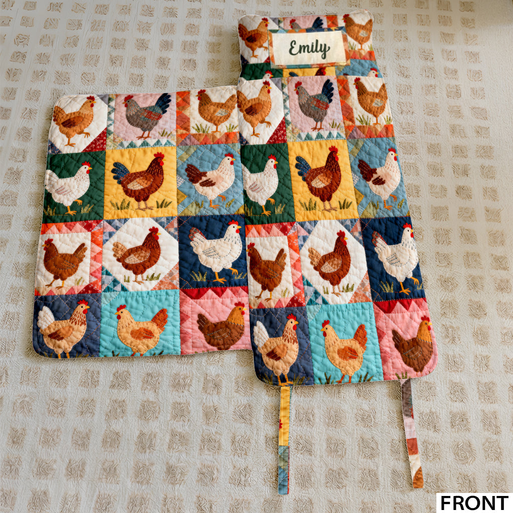 Love Chicken - Personalized Chicken Nap Mat