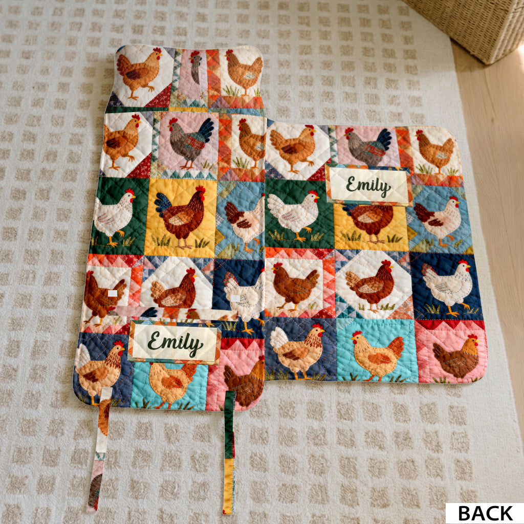 Love Chicken - Personalized Chicken Nap Mat