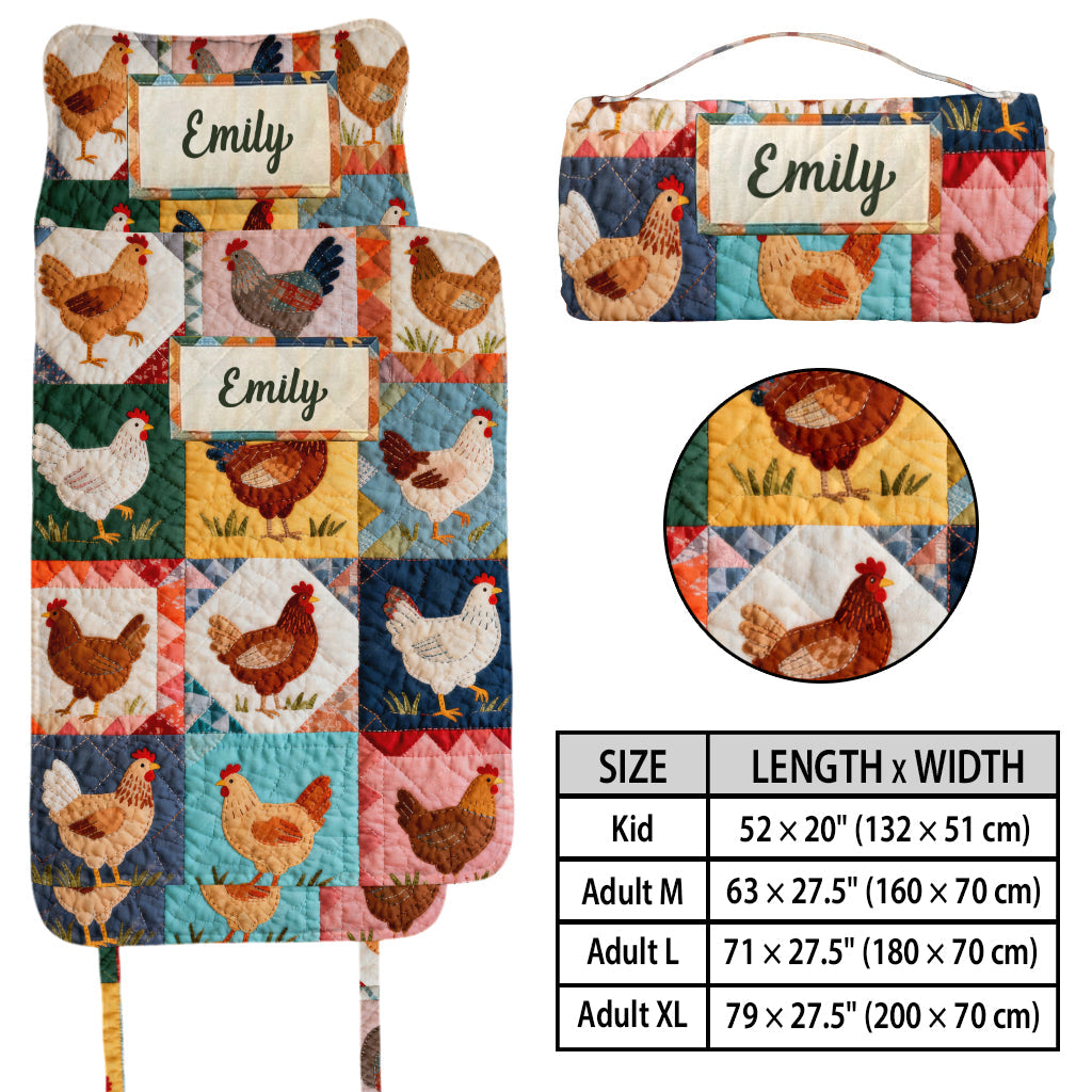Love Chicken - Personalized Chicken Nap Mat