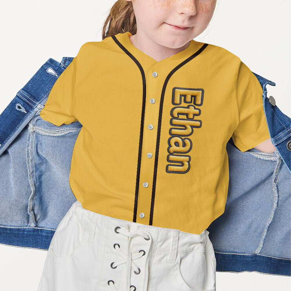 Back To School - Personalized Kid Baseball Jersey