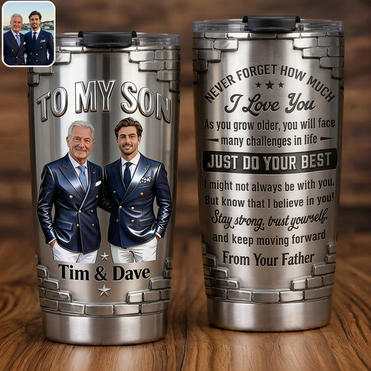 To My Son/ Daughter/ Grandson... - Personalized Son Tumbler