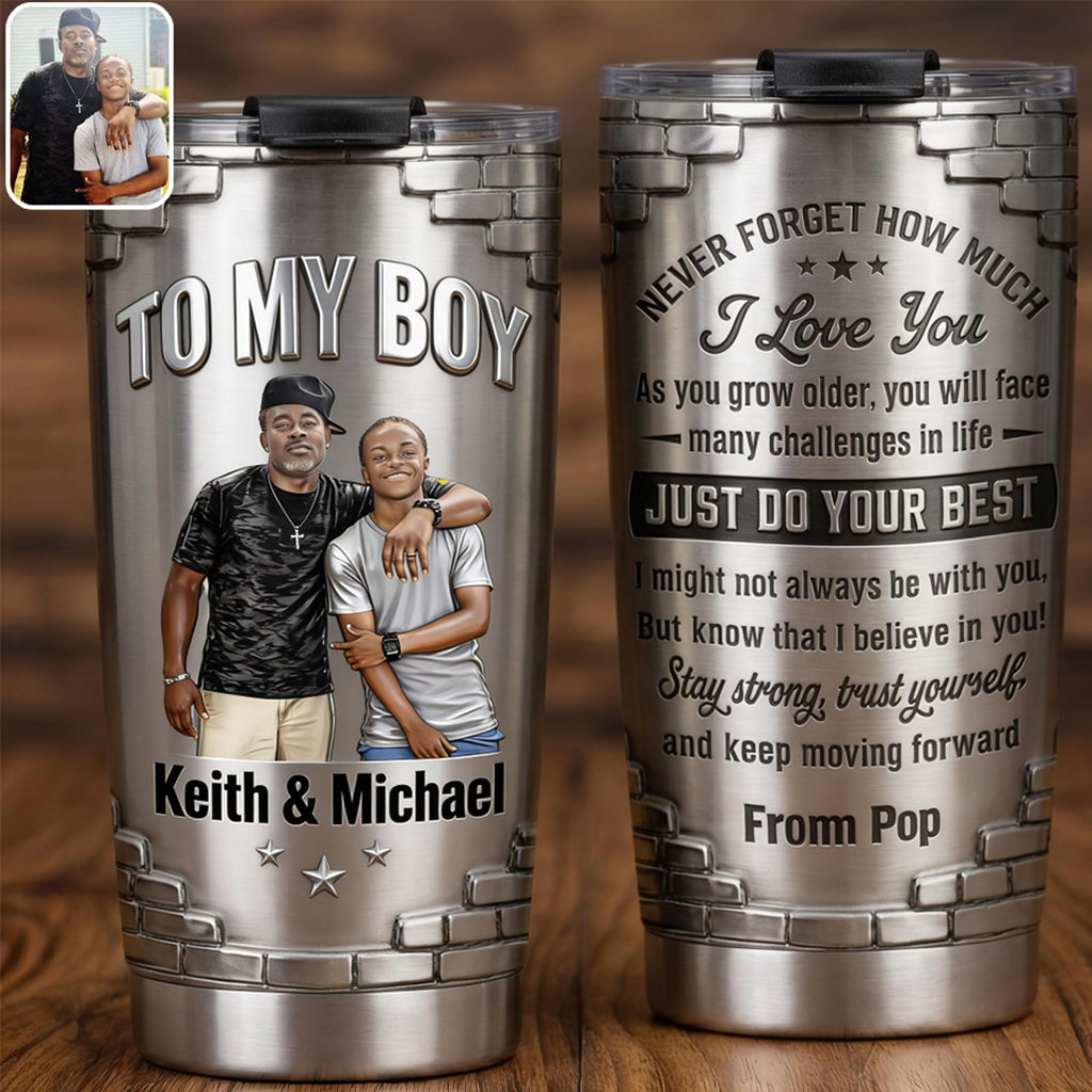 To My Son/ Daughter/ Grandson... - Personalized Son Tumbler