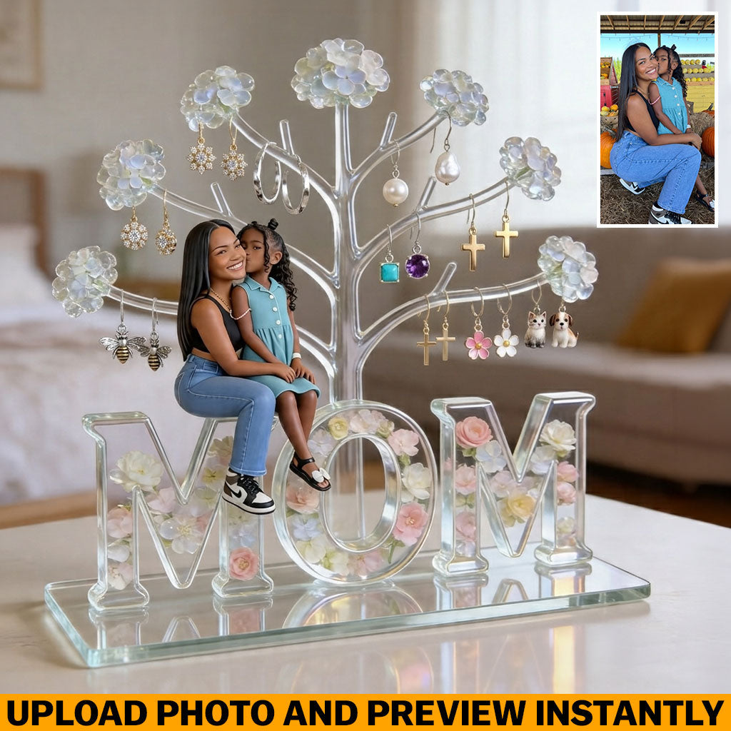 Unique Mother's Day Gift - Personalized Mother Jewelry Holder