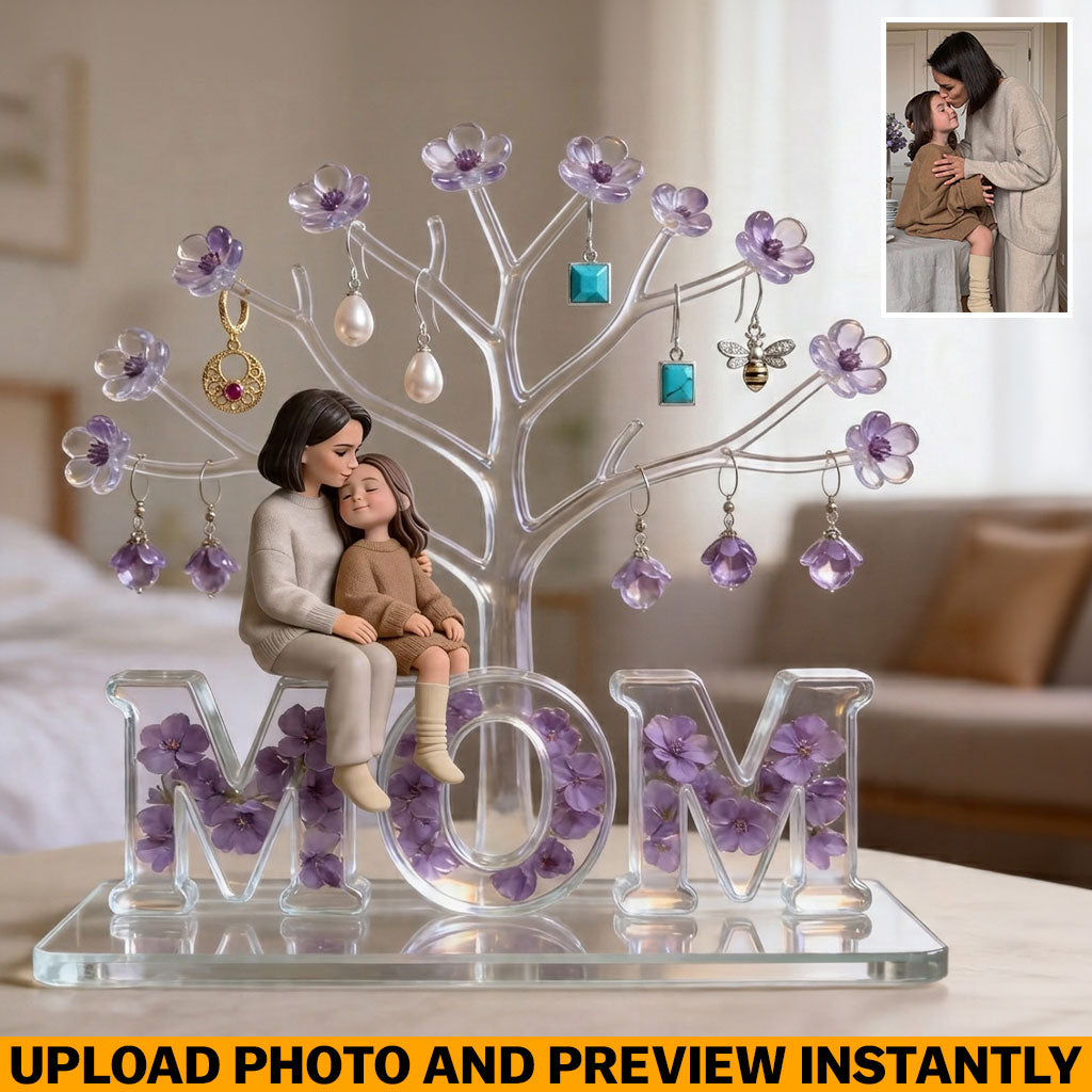 Unique Mother's Day Gift - Personalized Mother Jewelry Holder