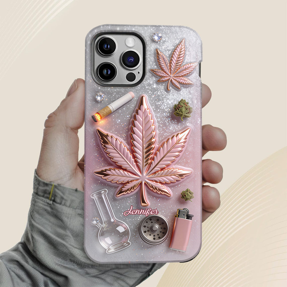 Magic Leaf - Personalized Weed Full Print Phone Case