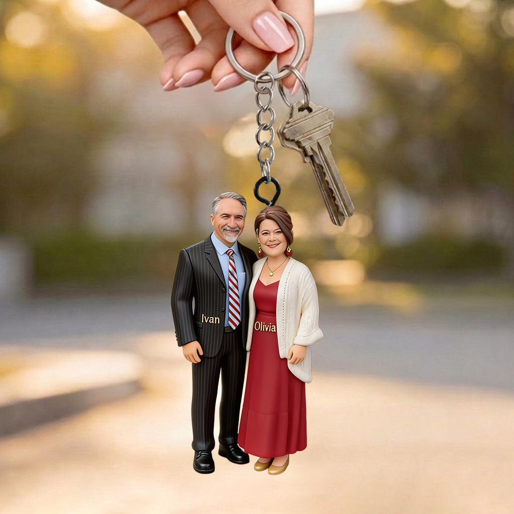 You & Me We Got This - Personalized Couple 3D Figure Ornament/ Keychain