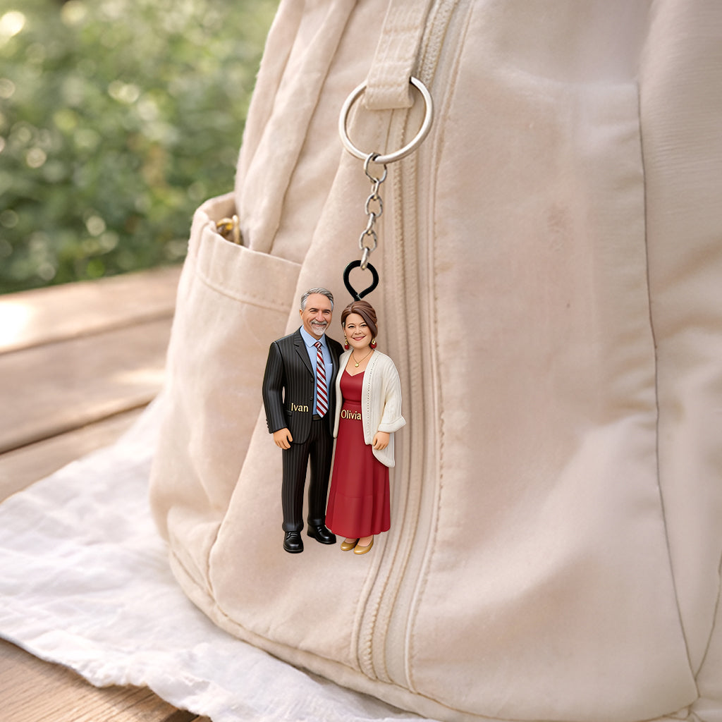 You & Me We Got This - Personalized Couple 3D Figure Ornament/ Keychain