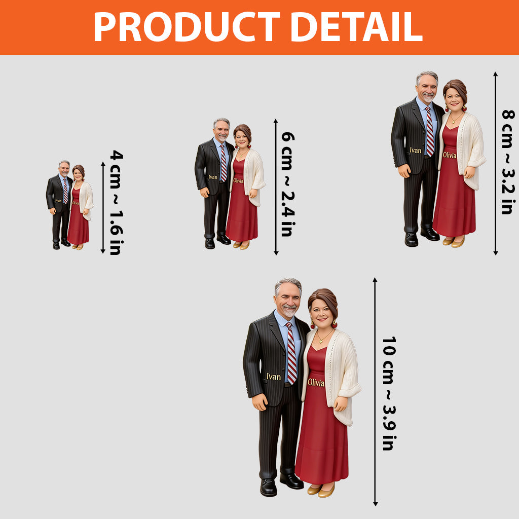 You & Me We Got This - Personalized Couple 3D Figure Ornament/ Keychain