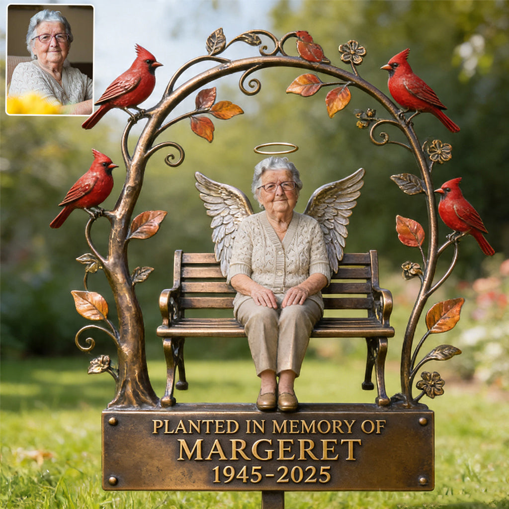 Planted In Memory Of - Personalized Memorial Acrylic Garden Sign/ Acrylic Plaque Sign