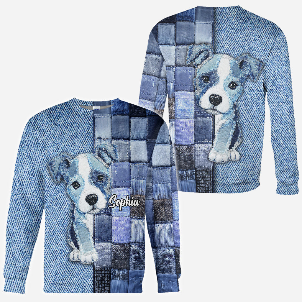Love Pitbull - Personalized Dog All Over Shirt