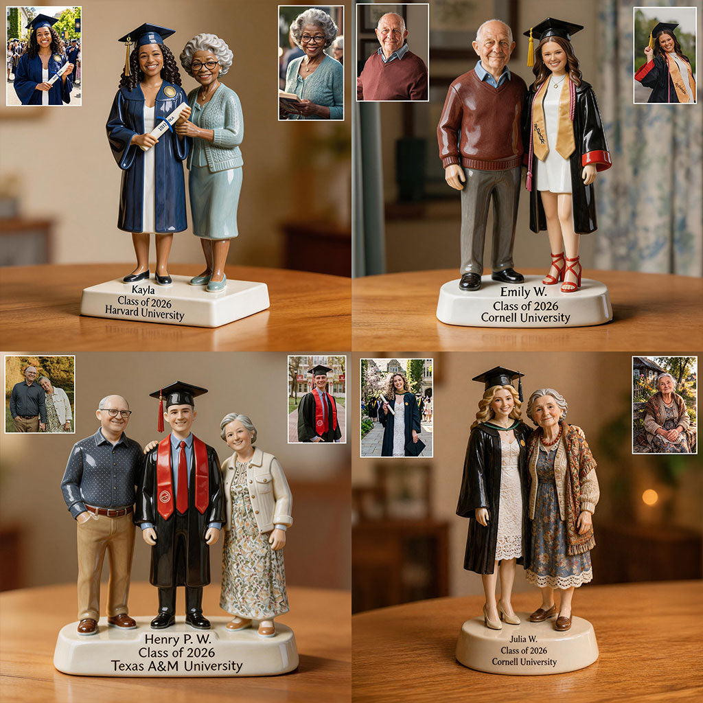 On Your Graduation Day - Walking Beside You Every Step Of The Way - Personalized Graduation Custom Shaped Acrylic Plaque