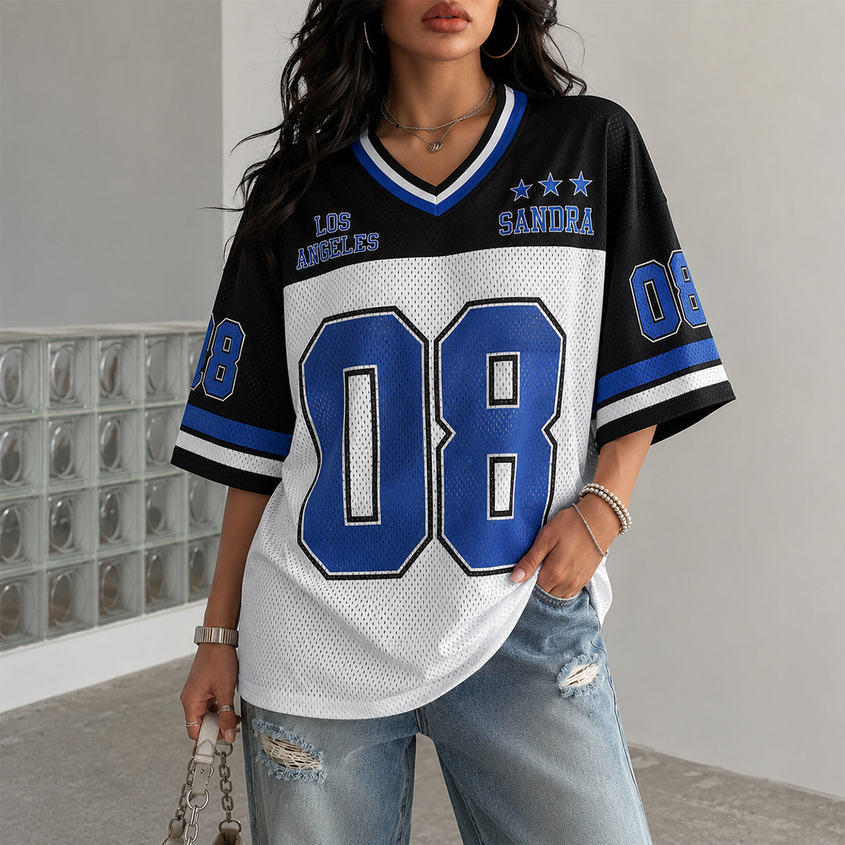 Sporty Style - Personalized Self Love Fully Printed V-Neck T-Shirt