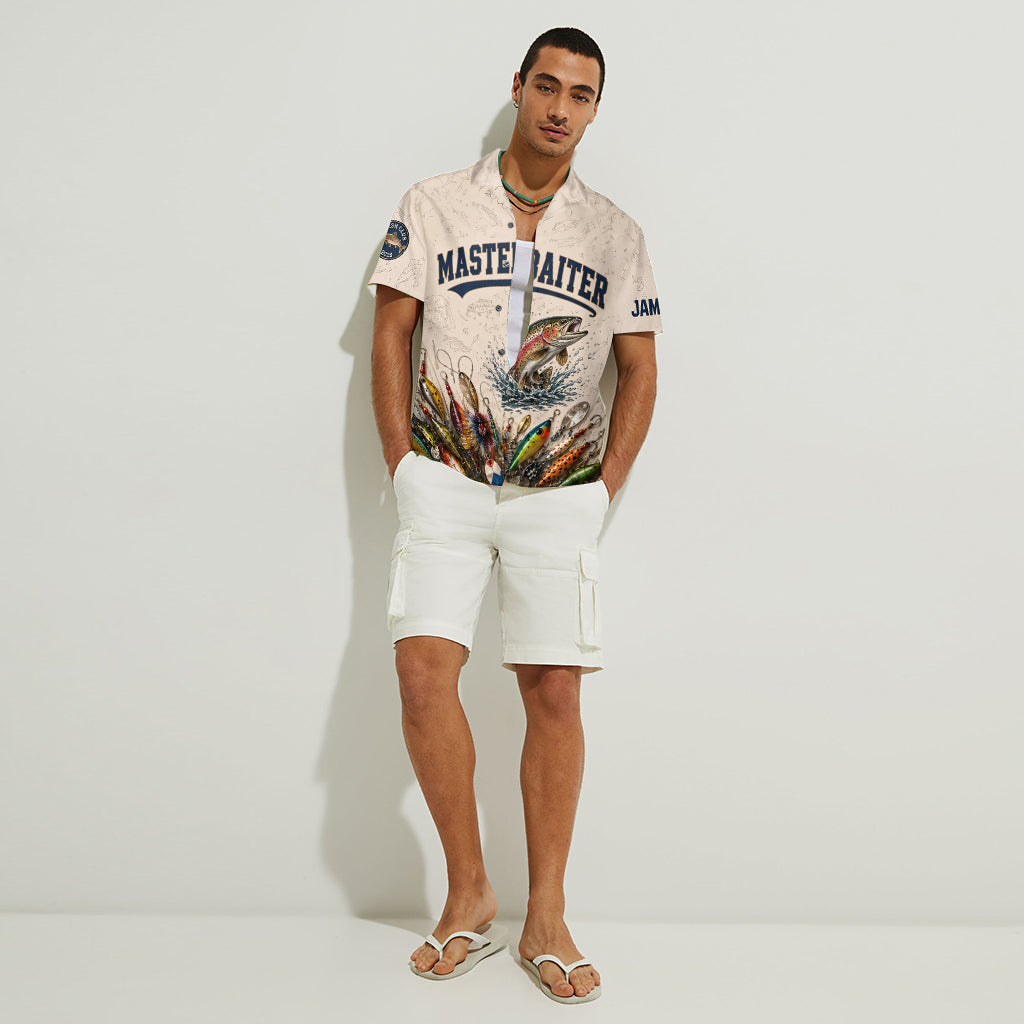 Fish Around And Find Trout - Personalized Fishing Hawaiian Shirt