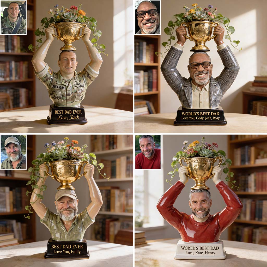 World's Best Dad - Personalized Father Acrylic Pot