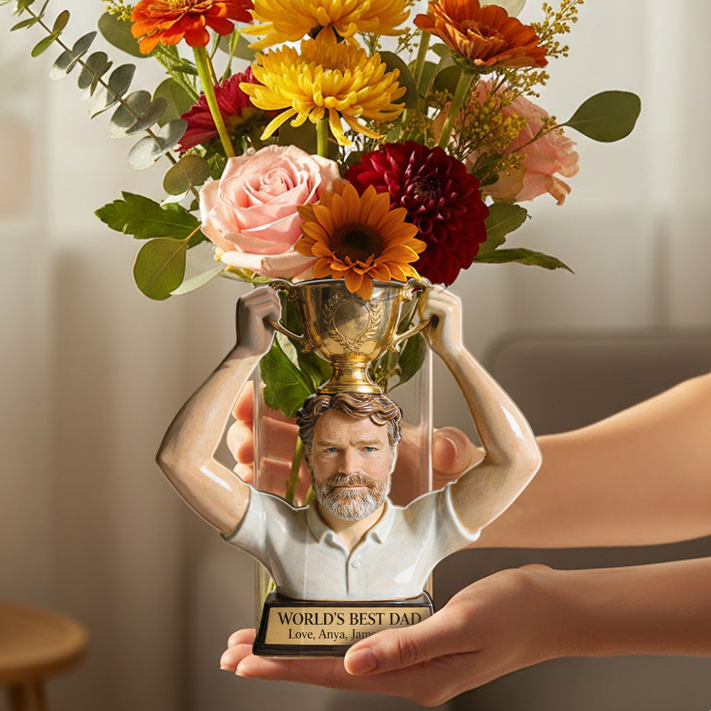 World's Best Dad - Personalized Father Acrylic Pot