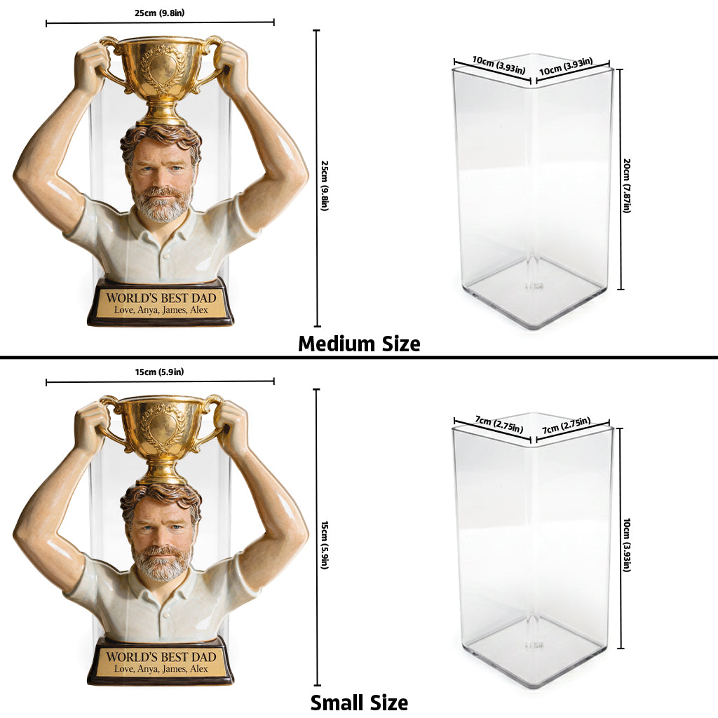 World's Best Dad - Personalized Father Acrylic Pot