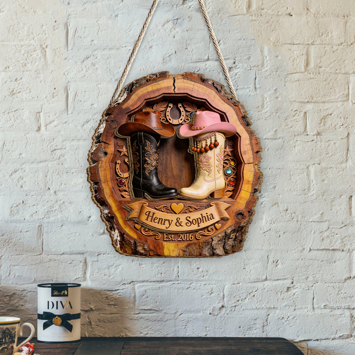 You & Me We Got This - Personalized Western Outfit 2 Layered Wood Sign / Wood Plaque