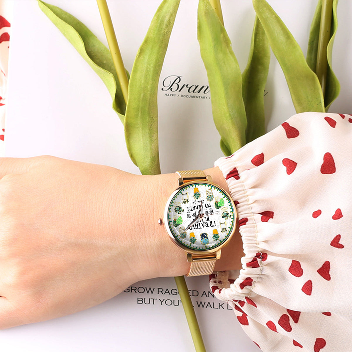 Yes I Do Need All These Plants - Personalized Gardening Women Hand Watch