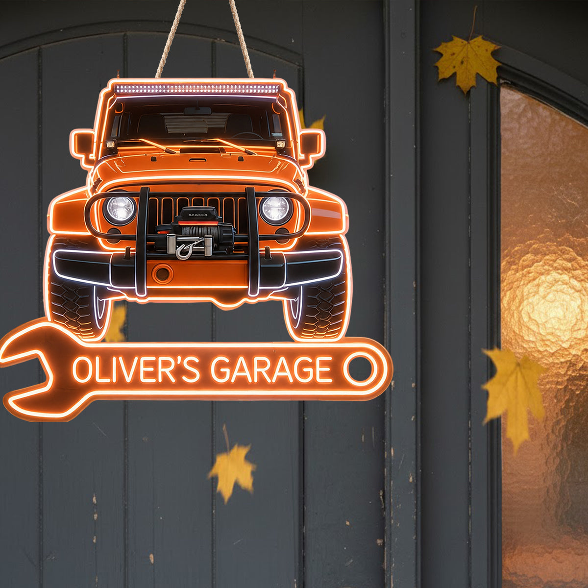 My Garage - Personalized Car Lover LED Light Acrylic Sign