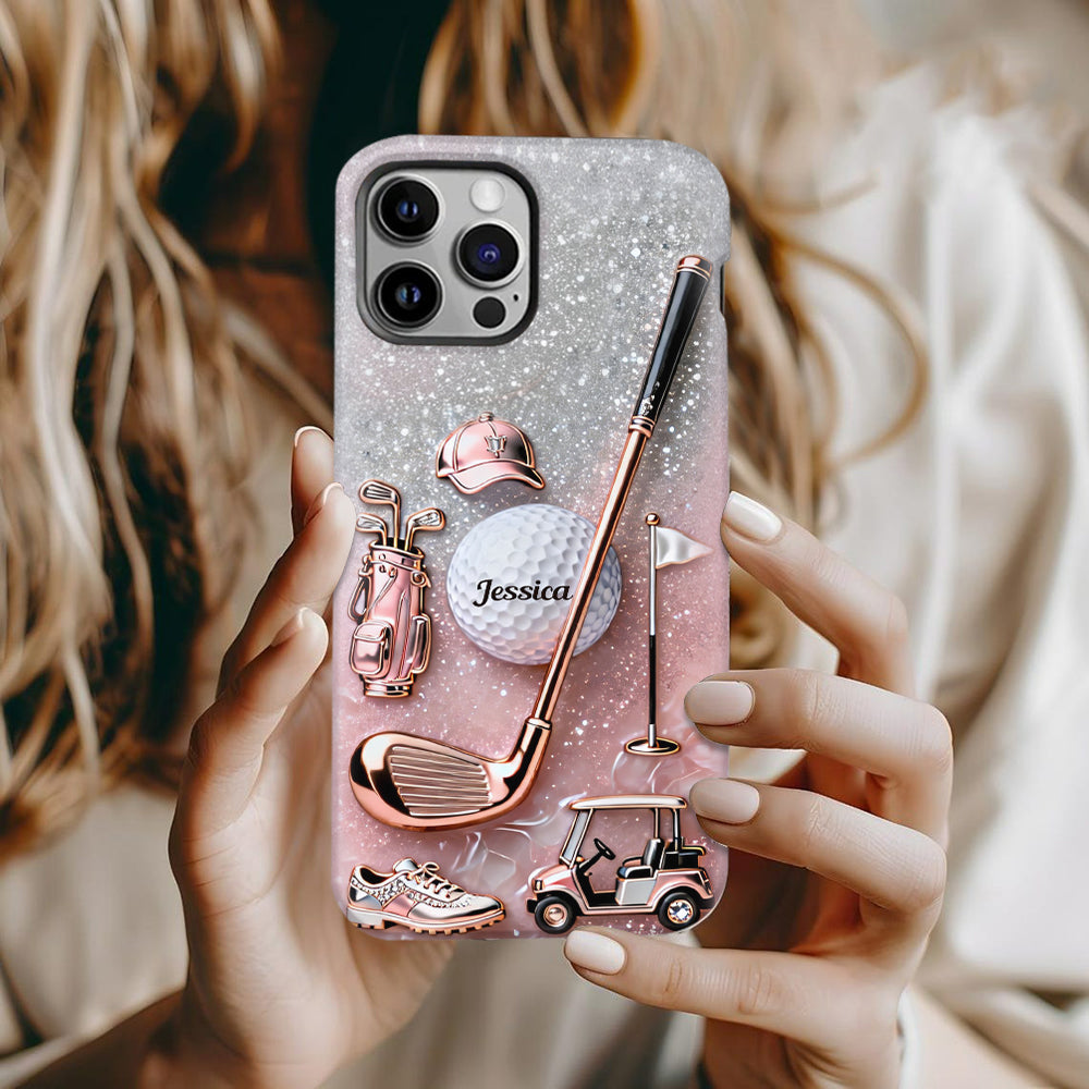 Love Golf - Personalized Golf Full Print Phone Case