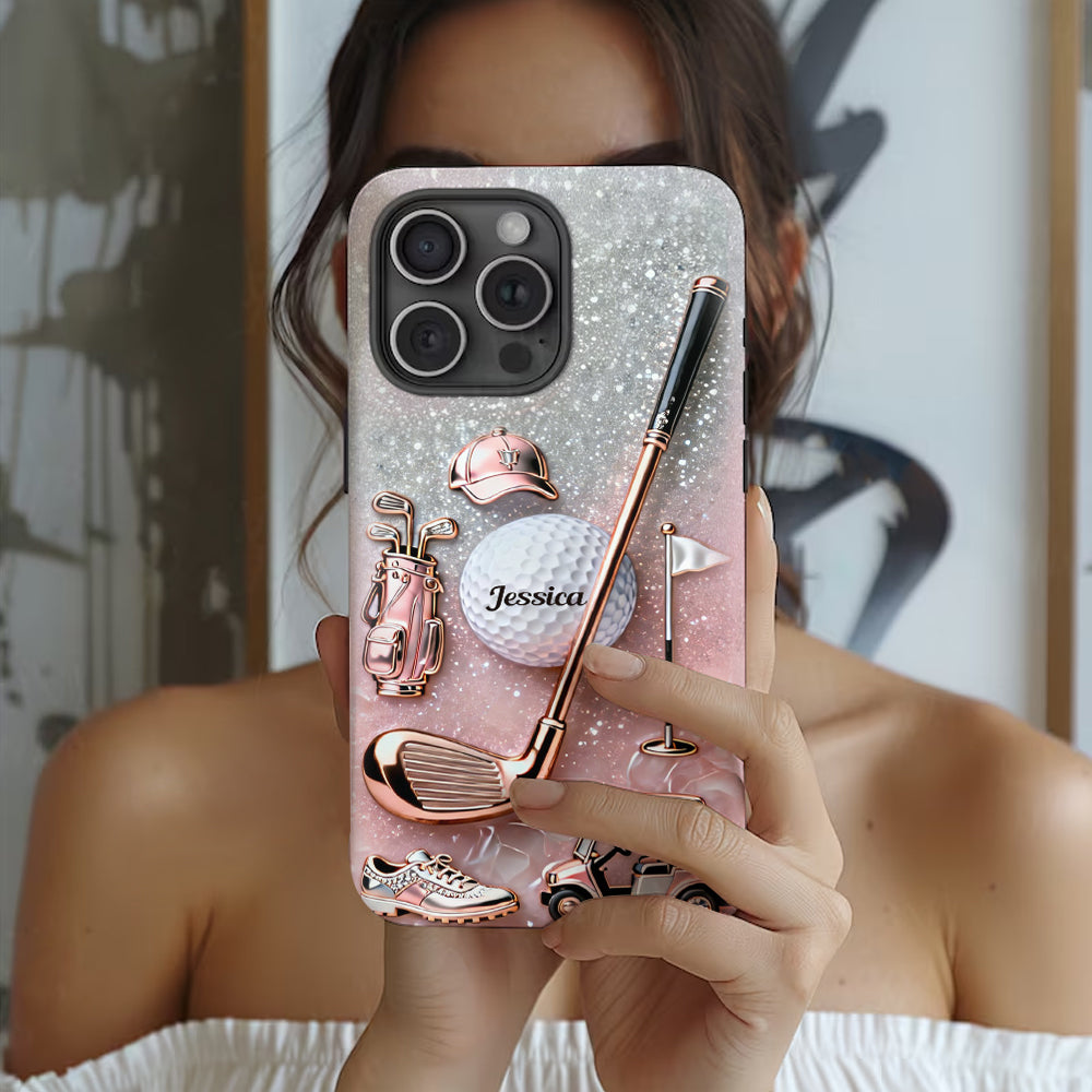 Love Golf - Personalized Golf Full Print Phone Case