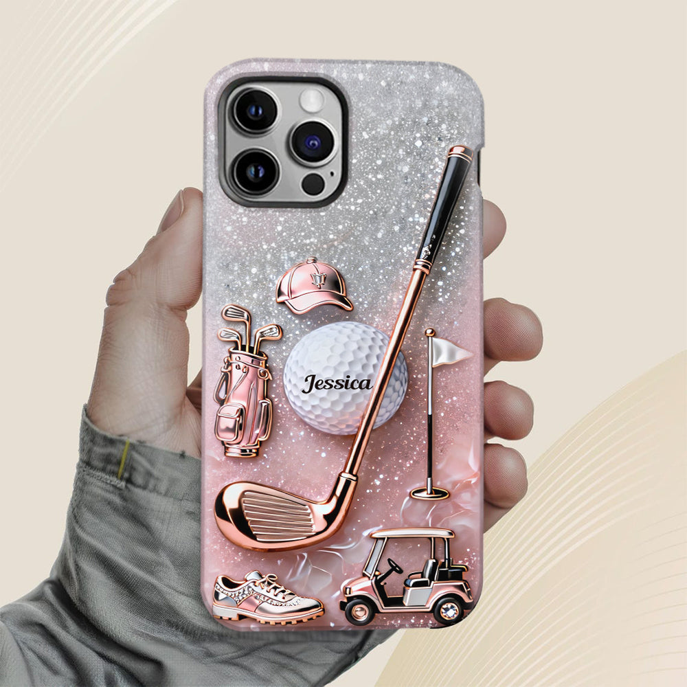 Love Golf - Personalized Golf Full Print Phone Case