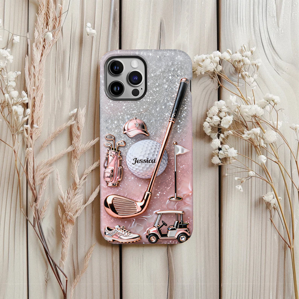 Love Golf - Personalized Golf Full Print Phone Case