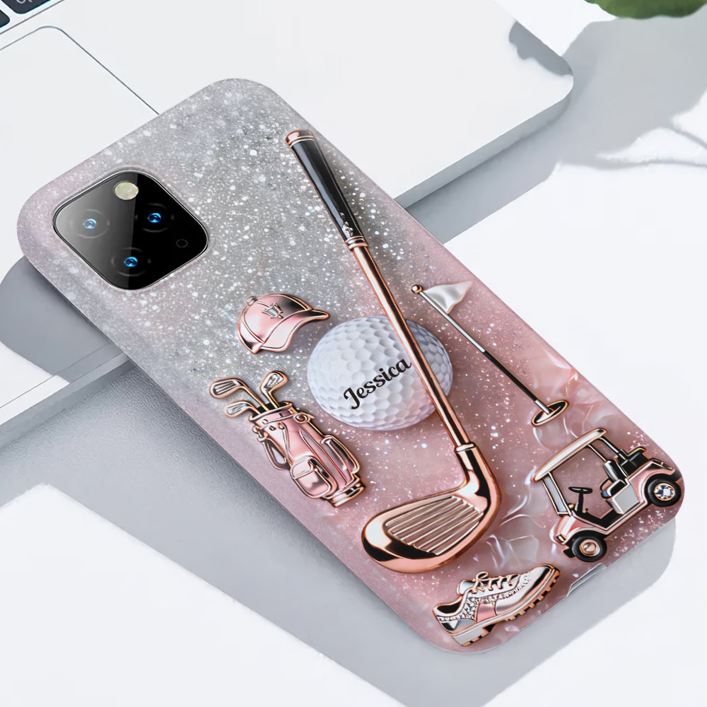 Love Golf - Personalized Golf Full Print Phone Case
