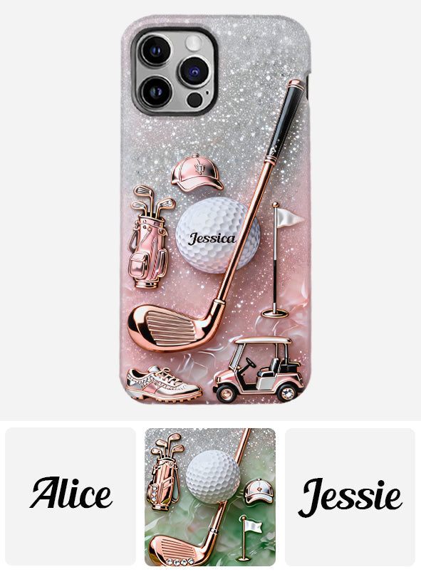 Love Golf - Personalized Golf Full Print Phone Case