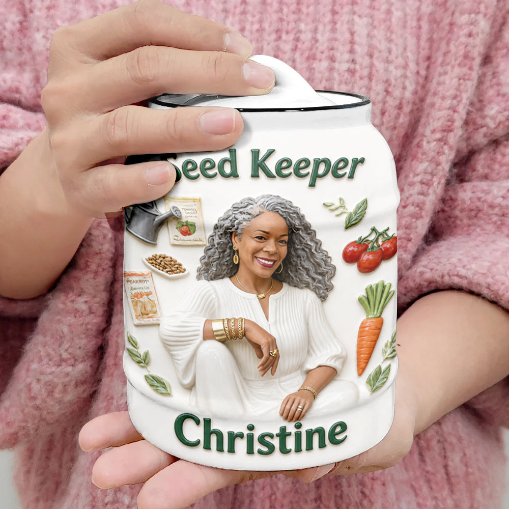 Seed Keeper - Personalized Gardening Container Jar