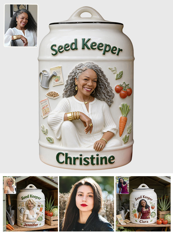 Seed Keeper - Personalized Gardening Container Jar