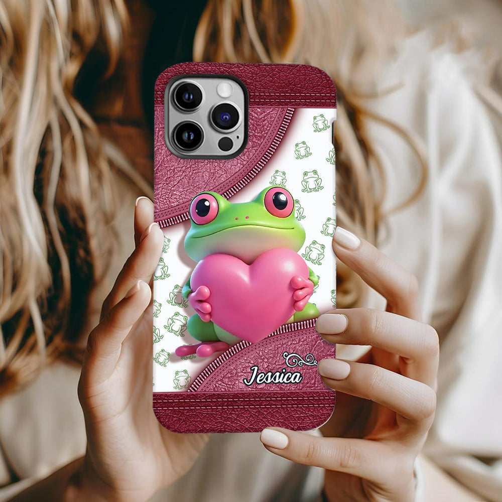 Love Frog - Personalized Frog Full Print Phone Case