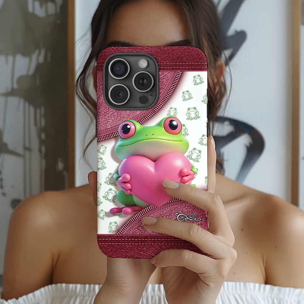 Love Frog - Personalized Frog Full Print Phone Case
