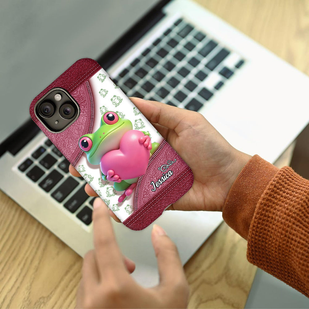 Love Frog - Personalized Frog Full Print Phone Case
