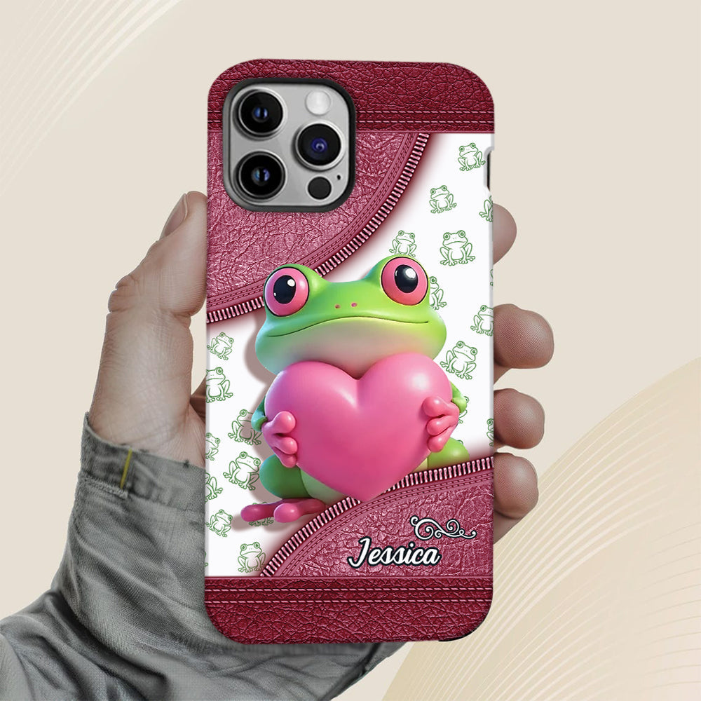 Love Frog - Personalized Frog Full Print Phone Case