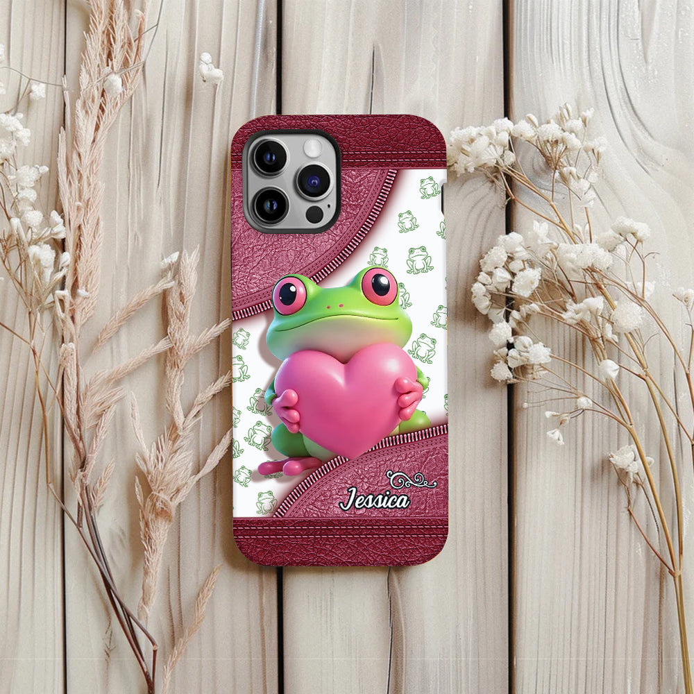 Love Frog - Personalized Frog Full Print Phone Case