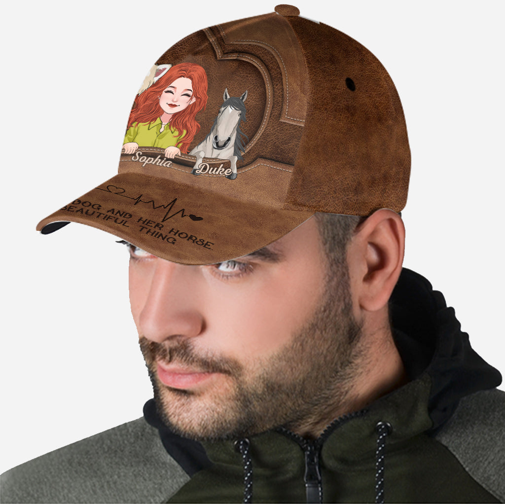 What A Beautiful Thing - Personalized Horse Classic Cap