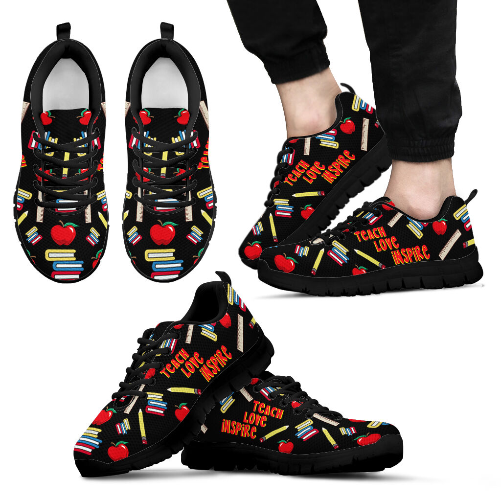 Teach Love Inspire Teacher Sneakers 0622
